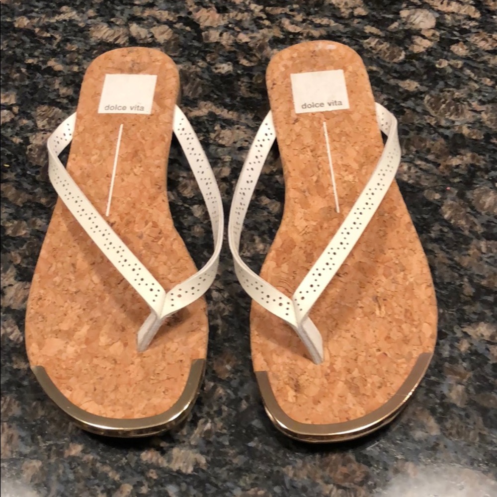 Dolce Vita white sandal